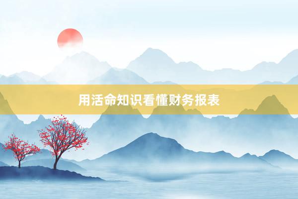 用活命知识看懂财务报表